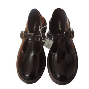 Old Navy Kids Glossy Black Dress Shoes